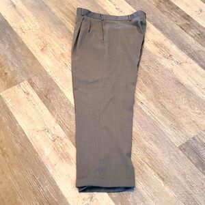 Loro Piana Super 120s Oxford Shop Gray Dress  classic pants men size